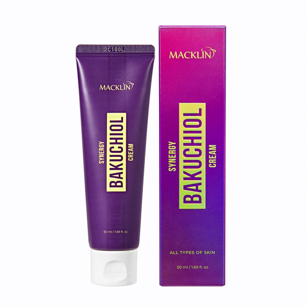 MACKLIN Bakuchiol Synergy Cream 50ml – 10,000ppm Plant-Based Retinol + 57% Bifida Ferment for 24hr Wrinkle Care & Smooth, Youthful Skin _ Made in KOREA MACKLIN Bakuchiol Synergy Cream 50ml – 10,000ppm Plant-Based Retinol + 57% Bifida Ferment for 24hr Wrinkle Care & Smooth, Youthful Skin _ Made in KOREA